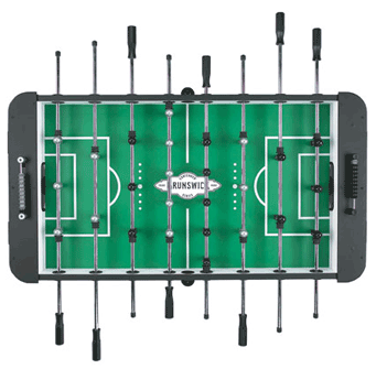 kicker foosball playfield