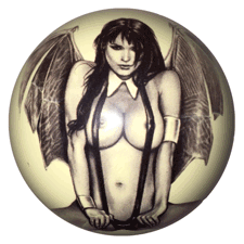 suspender girl shift knob