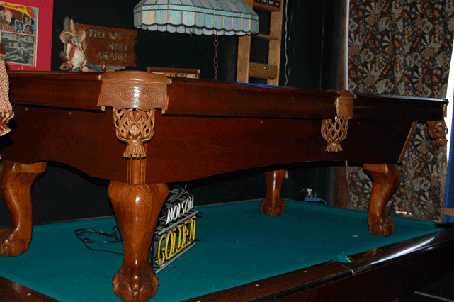 slate pool table